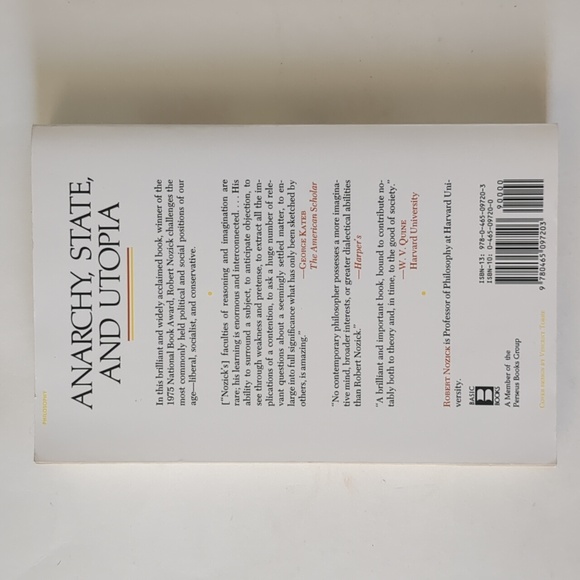 Anarchy, State, and Utopia - Robert Nozick - 1974 - Picture 2 of 9